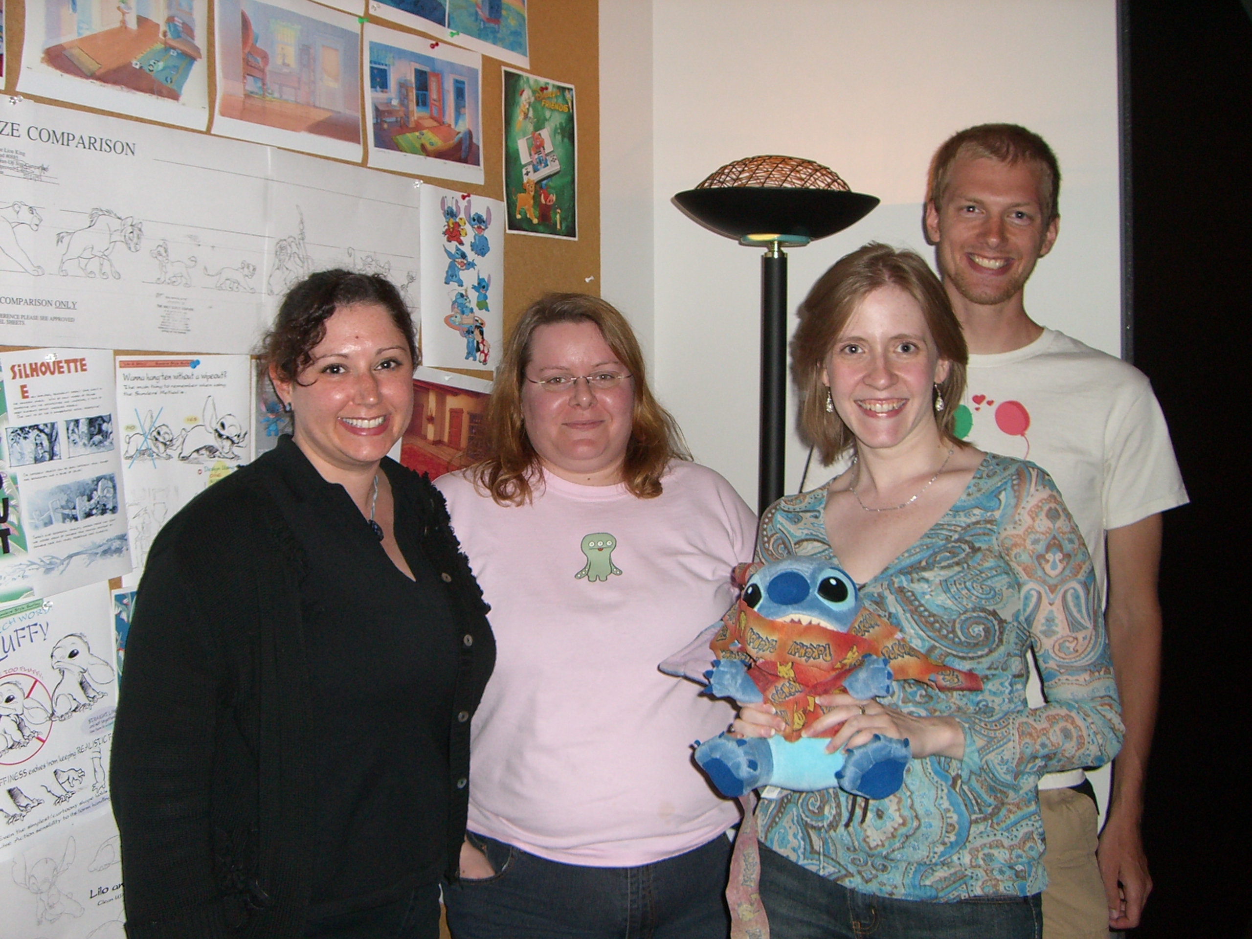 Cheryl Platz with the Disney Friends DS leadership team
